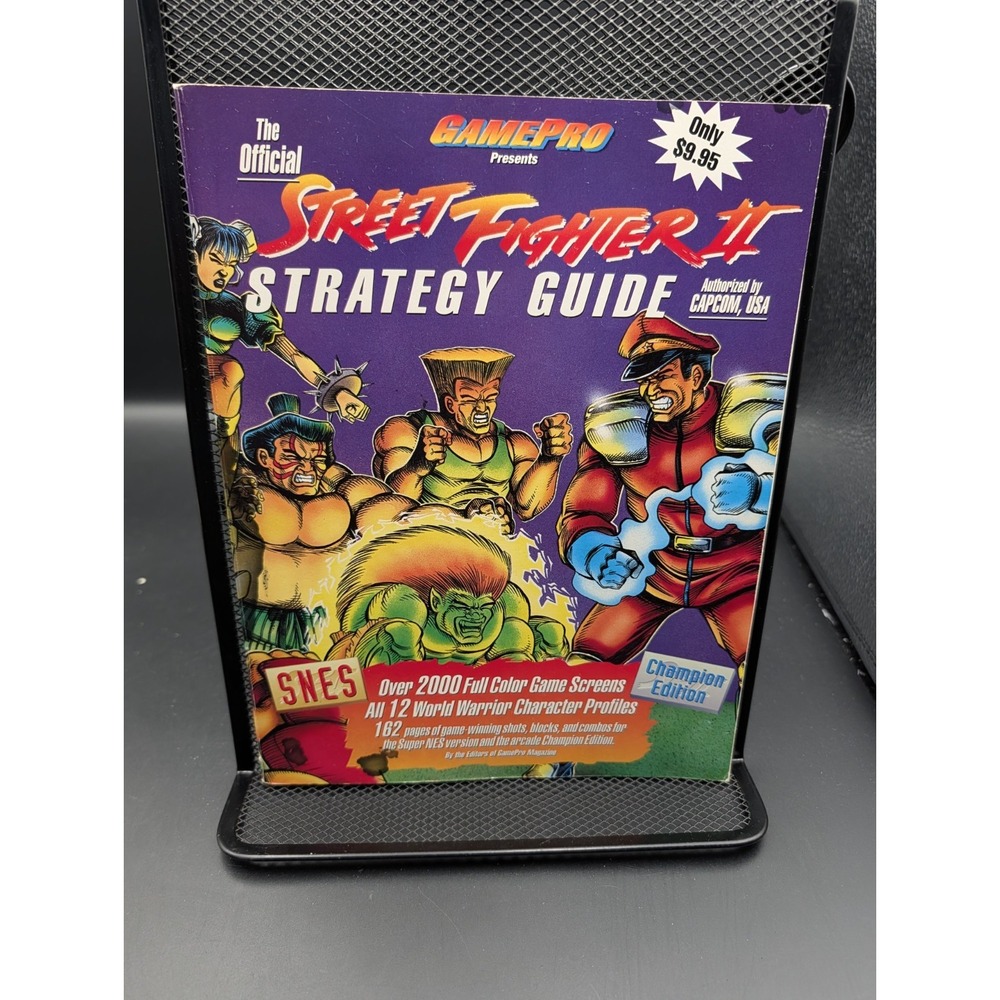 Gamepro Street Fighter II Strategy Guide SNES Super Nintendo Champion Edition 92